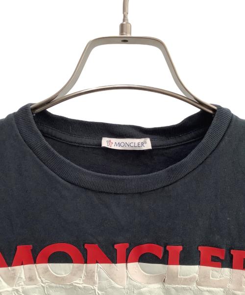 MONCLER（モンクレール）MONCLER (モンクレール) 半袖カットソー ブラック サイズ:12の古着・服飾アイテム