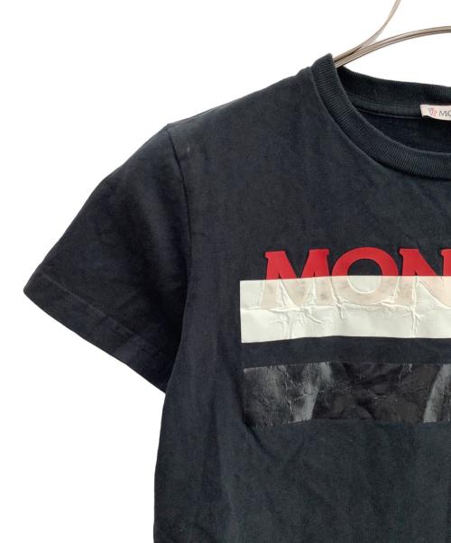 MONCLER（モンクレール）MONCLER (モンクレール) 半袖カットソー ブラック サイズ:12の古着・服飾アイテム
