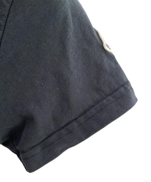 MONCLER（モンクレール）MONCLER (モンクレール) 半袖カットソー ブラック サイズ:12の古着・服飾アイテム