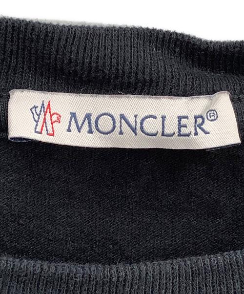 MONCLER（モンクレール）MONCLER (モンクレール) 半袖カットソー ブラック サイズ:12の古着・服飾アイテム