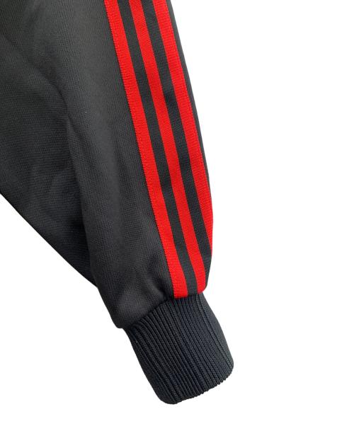 adidas（アディダス）adidas (アディダス) 90’sトラックジャケット ブラック×レッド サイズ:Lの古着・服飾アイテム