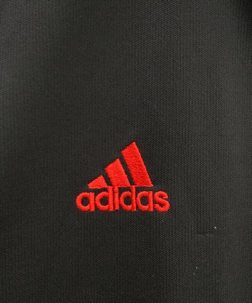 adidas（アディダス）adidas (アディダス) 90’sトラックジャケット ブラック×レッド サイズ:Lの古着・服飾アイテム