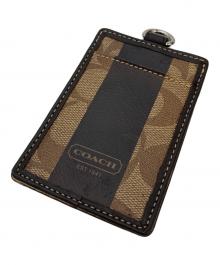 COACH（コーチ）の古着「パスケース」｜ブラウン×ベージュ