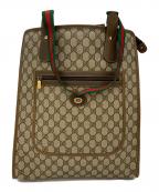 GUCCIグッチ）の古着「トートバッグ  シェリーライン」｜ブラウン