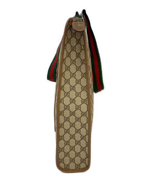 GUCCI（グッチ）GUCCI (グッチ) トートバッグ  シェリーライン ブラウンの古着・服飾アイテム