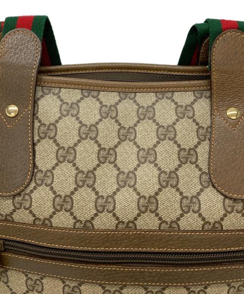 GUCCI（グッチ）GUCCI (グッチ) トートバッグ  シェリーライン ブラウンの古着・服飾アイテム