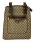 GUCCI（グッチ）の古着「トートバッグ  シェリーライン」｜ブラウン