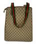 GUCCI (グッチ) トートバッグ  シェリーライン ブラウン：25000円