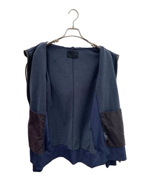 Junhashimoto（ジュンハシモト）junhashimoto (ジュンハシモト) GR URAKE ZIP PARKA ネイビー サイズ:Lの古着・服飾アイテム