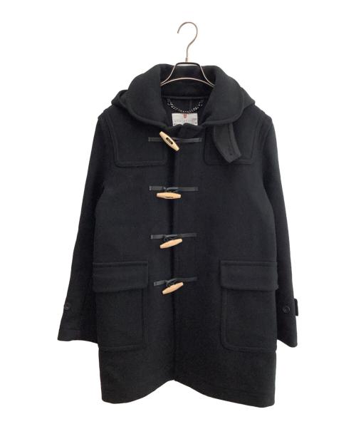 MONTGOMERY（モンゴメリー）MONTGOMERY (モンゴメリー) ロングダッフルコート ブラック サイズ:2の古着・服飾アイテム