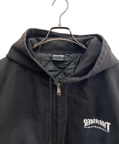 THRASHER（スラッシャー）THRASHER (スラッシャー) アクティブジャケット ブラック サイズ:XLの古着・服飾アイテム