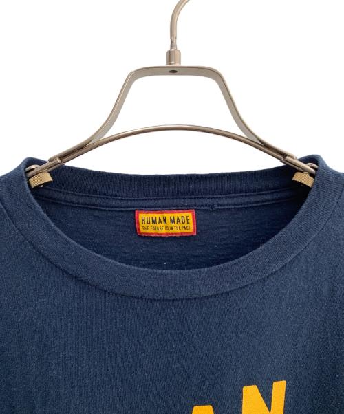 HUMAN MADE（ヒューマンメイド）HUMAN MADE (ヒューマンメイド) GRAPHIC T-SHIRT ネイビー×イエロー サイズ:Ｍの古着・服飾アイテム