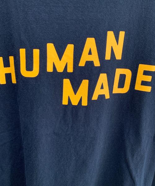 HUMAN MADE（ヒューマンメイド）HUMAN MADE (ヒューマンメイド) GRAPHIC T-SHIRT ネイビー×イエロー サイズ:Ｍの古着・服飾アイテム