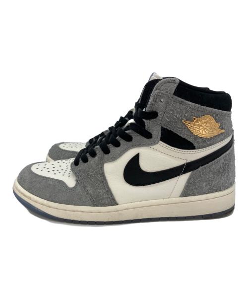 NIKE（ナイキ）NIKE (ナイキ) Air Jordan 1 Retro グレー サイズ:27cmの古着・服飾アイテム