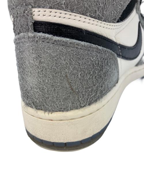 NIKE（ナイキ）NIKE (ナイキ) Air Jordan 1 Retro グレー サイズ:27cmの古着・服飾アイテム