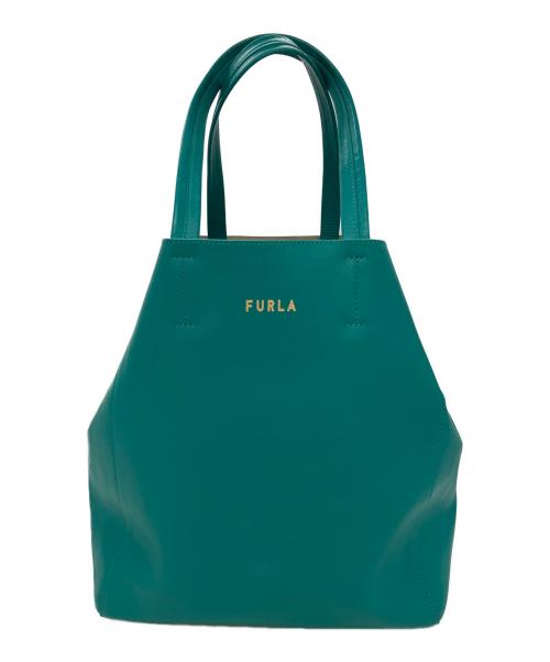 FURLA（フルラ）FURLA (フルラ) トートバッグ グリーンの古着・服飾アイテム