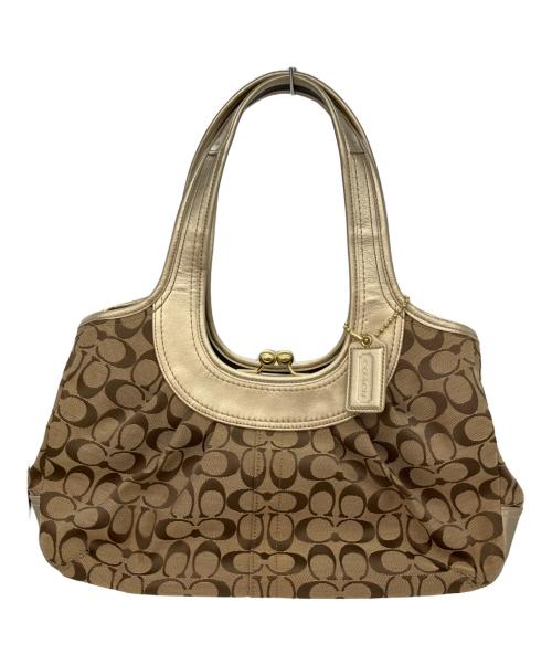 COACH（コーチ）COACH (コーチ) ワンショルダーバッグ ベージュの古着・服飾アイテム