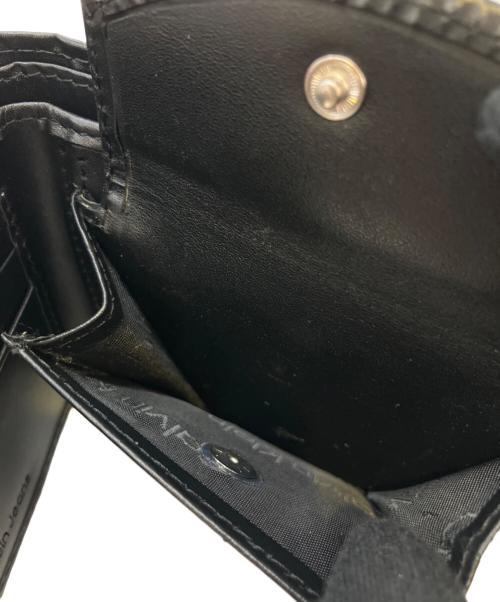 Calvin Klein（カルバンクライン）Calvin Klein (カルバンクライン) 2つ折り財布 ブラックの古着・服飾アイテム