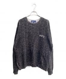 BoTT（ボット）の古着「Bamboo Camo Printed Sweater」｜ブラック×ブラウン