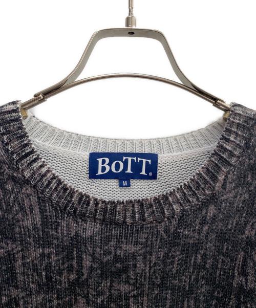 BoTT（ボット）BoTT (ボット) Bamboo Camo Printed Sweater ブラック×ブラウン サイズ:Ｍの古着・服飾アイテム