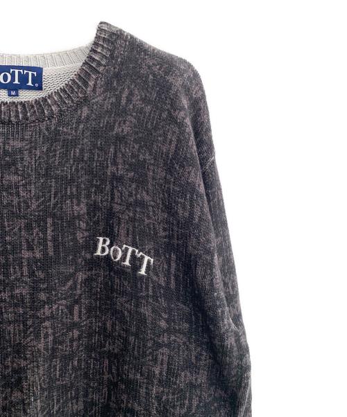BoTT（ボット）BoTT (ボット) Bamboo Camo Printed Sweater ブラック×ブラウン サイズ:Ｍの古着・服飾アイテム