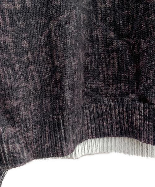 BoTT（ボット）BoTT (ボット) Bamboo Camo Printed Sweater ブラック×ブラウン サイズ:Ｍの古着・服飾アイテム