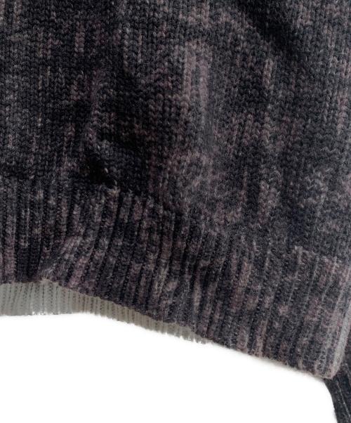 BoTT（ボット）BoTT (ボット) Bamboo Camo Printed Sweater ブラック×ブラウン サイズ:Ｍの古着・服飾アイテム