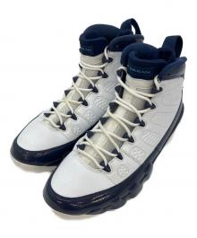 NIKE（ナイキ）の古着「Air Jordan 9 "University Blue"」｜ホワイト×ネイビー