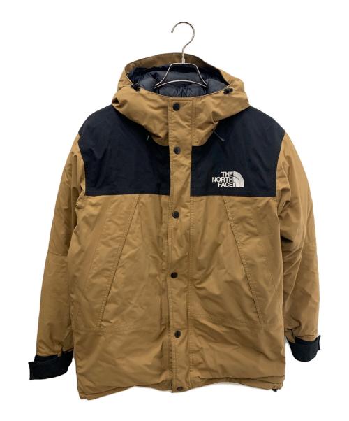 THE NORTH FACE（ザ ノース フェイス）THE NORTH FACE (ザ ノース フェイス) マウンテンダウンジャケット ベージュ×ブラック サイズ:Lの古着・服飾アイテム