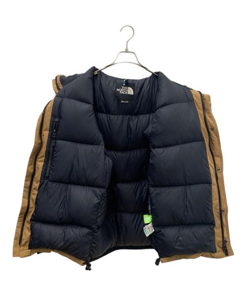 THE NORTH FACE（ザ ノース フェイス）THE NORTH FACE (ザ ノース フェイス) マウンテンダウンジャケット ベージュ×ブラック サイズ:Lの古着・服飾アイテム