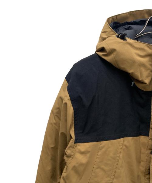 THE NORTH FACE（ザ ノース フェイス）THE NORTH FACE (ザ ノース フェイス) マウンテンダウンジャケット ベージュ×ブラック サイズ:Lの古着・服飾アイテム