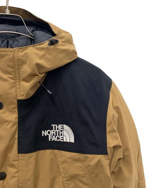 THE NORTH FACE（ザ ノース フェイス）THE NORTH FACE (ザ ノース フェイス) マウンテンダウンジャケット ベージュ×ブラック サイズ:Lの古着・服飾アイテム