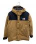 THE NORTH FACE（ザ ノース フェイス）の古着「マウンテンダウンジャケット」｜ベージュ×ブラック