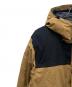 中古・古着 THE NORTH FACE (ザ ノース フェイス) マウンテンダウンジャケット ベージュ×ブラック サイズ:L：30000円