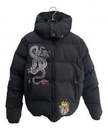 unknown×Ed Hardy（アンノウン×エド ハーディー）の古着「中綿ジャケット」｜ブラック