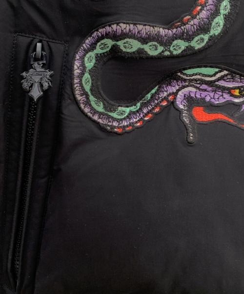 unknown（アンノウン）unknown (アンノーン) Ed Hardy (エド ハーディー) 中綿ジャケット ブラック サイズ:Ｍの古着・服飾アイテム