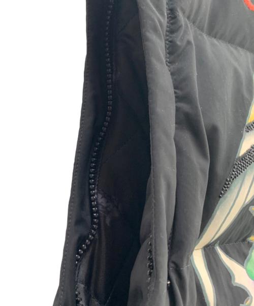 unknown（アンノウン）unknown (アンノーン) Ed Hardy (エド ハーディー) 中綿ジャケット ブラック サイズ:Ｍの古着・服飾アイテム