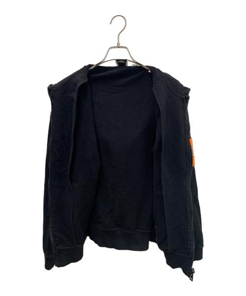 BURBERRY（バーバリー）BURBERRY (バーバリー) ジップパーカー ブラック サイズ:Ｓの古着・服飾アイテム