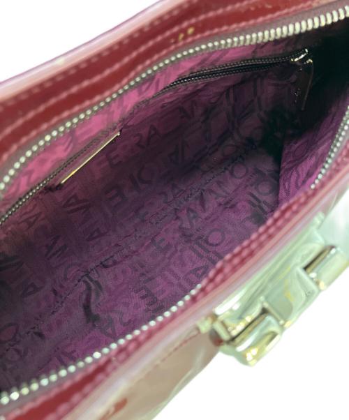 Salvatore Ferragamo（サルヴァトーレ フェラガモ）Salvatore Ferragamo (サルヴァトーレ フェラガモ) ハンドバッグ ボルドーの古着・服飾アイテム