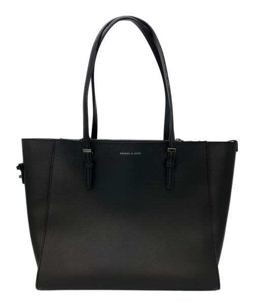 CHARLES & KEITH（チャールズアンドキース）CHARLES & KEITH (チャールズアンドキース) トートバッグ ブラックの古着・服飾アイテム
