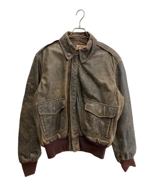 BANANA REPUBLIC（バナナリパブリック）BANANA REPUBLIC (バナナリパブリック) レザージャケット ブラウン サイズ:４４の古着・服飾アイテム