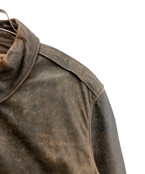 BANANA REPUBLIC（バナナリパブリック）BANANA REPUBLIC (バナナリパブリック) レザージャケット ブラウン サイズ:４４の古着・服飾アイテム