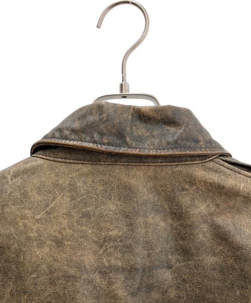 BANANA REPUBLIC（バナナリパブリック）BANANA REPUBLIC (バナナリパブリック) レザージャケット ブラウン サイズ:４４の古着・服飾アイテム