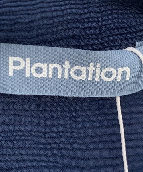 plantation（プランテーション）plantation (プランテーション) 長袖ワンピース ブルー サイズ:Ｍ 未使用品の古着・服飾アイテム