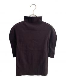 ISSEY MIYAKE（イッセイミヤケ）の古着「長袖カットソー」｜ブラック