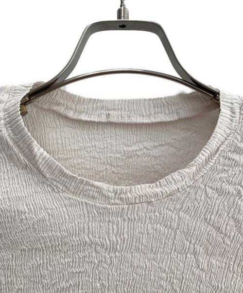 ISSEY MIYAKE（イッセイミヤケ）ISSEY MIYAKE (イッセイミヤケ) 半袖カットソー アイボリー サイズ:２の古着・服飾アイテム