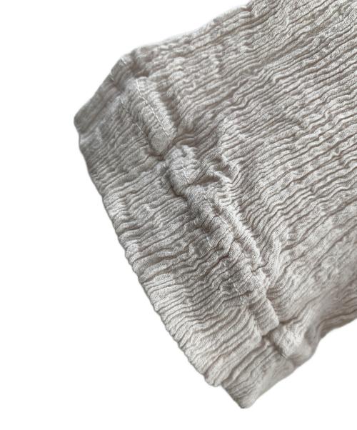 ISSEY MIYAKE（イッセイミヤケ）ISSEY MIYAKE (イッセイミヤケ) 半袖カットソー アイボリー サイズ:２の古着・服飾アイテム
