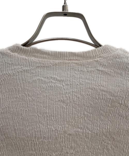 ISSEY MIYAKE（イッセイミヤケ）ISSEY MIYAKE (イッセイミヤケ) 半袖カットソー アイボリー サイズ:２の古着・服飾アイテム