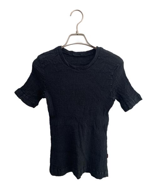 ISSEY MIYAKE（イッセイミヤケ）ISSEY MIYAKE (イッセイミヤケ) 半袖カットソー ブラック サイズ:２の古着・服飾アイテム