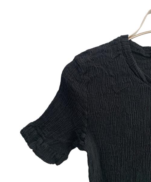 ISSEY MIYAKE（イッセイミヤケ）ISSEY MIYAKE (イッセイミヤケ) 半袖カットソー ブラック サイズ:２の古着・服飾アイテム